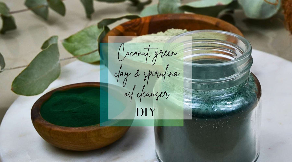 Coconut, green clay & spirulina oil cleanser