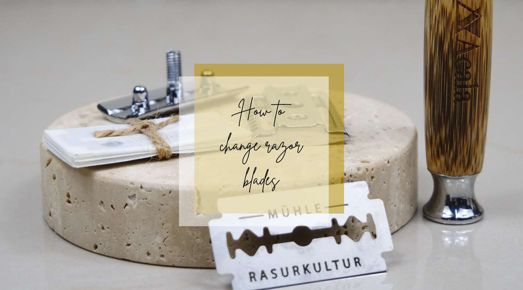 How to change razor blades