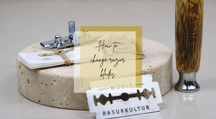 How to change razor blades