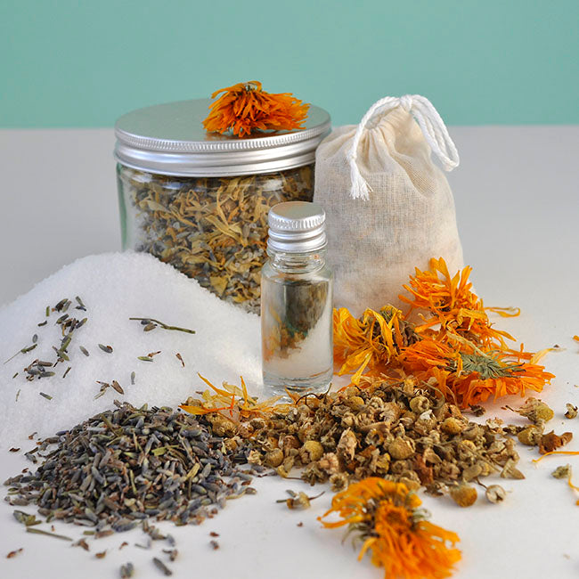 SPA at Home:  DIY Bath Salts Recipe