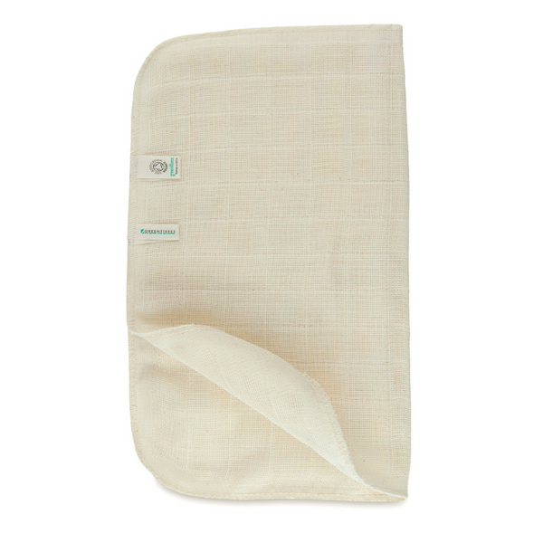 Organic Cotton Facecloth Two-Sided
