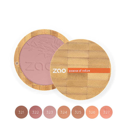 Refillable Compact Blusher from Zao - multiple shades