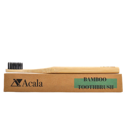 Bamboo Toothbrush with Charcoal Bristles