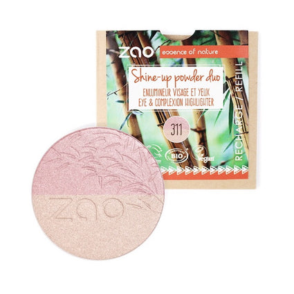 Duo Shine Up Highlighter Powder Refill from Zao - Acala