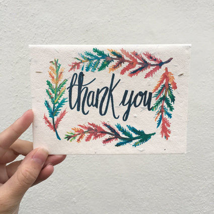Plantable Thank-You Card - Acala