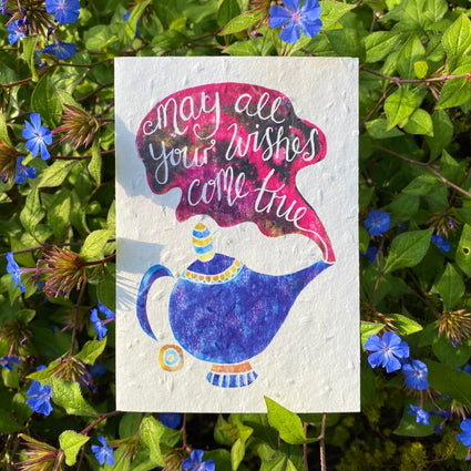 Plantable Greetings Card- Wishes - Acala