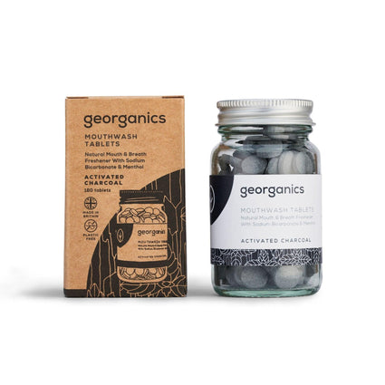 Activated Charcoal Mouthwash Tablets from Georganics - Acala