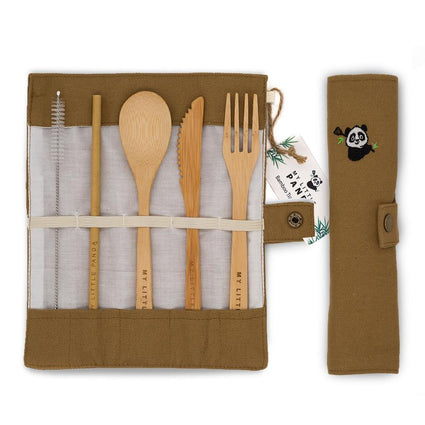 Bamboo Travel Cutlery Set 