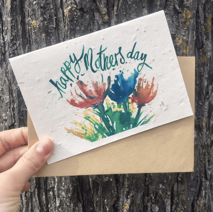 Plantable Mother's Day Card- Flowers - Acala