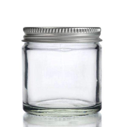 Clear Glass Ointment Jar with Aluminium Cap - Acala