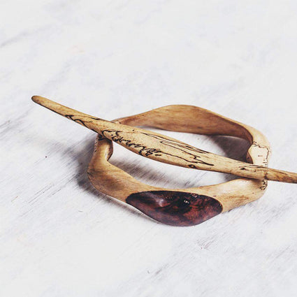 The Moonflower Hair Slide from S A Y A Designs - Acala
