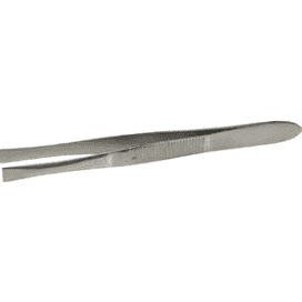 Straight Tip Steel Tweezers